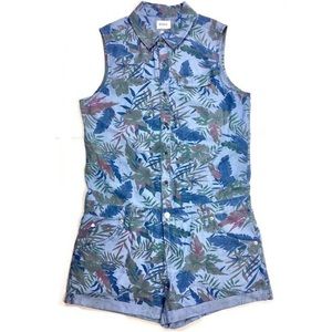 NWOT Hudson Harmony Romper, Tropical Print